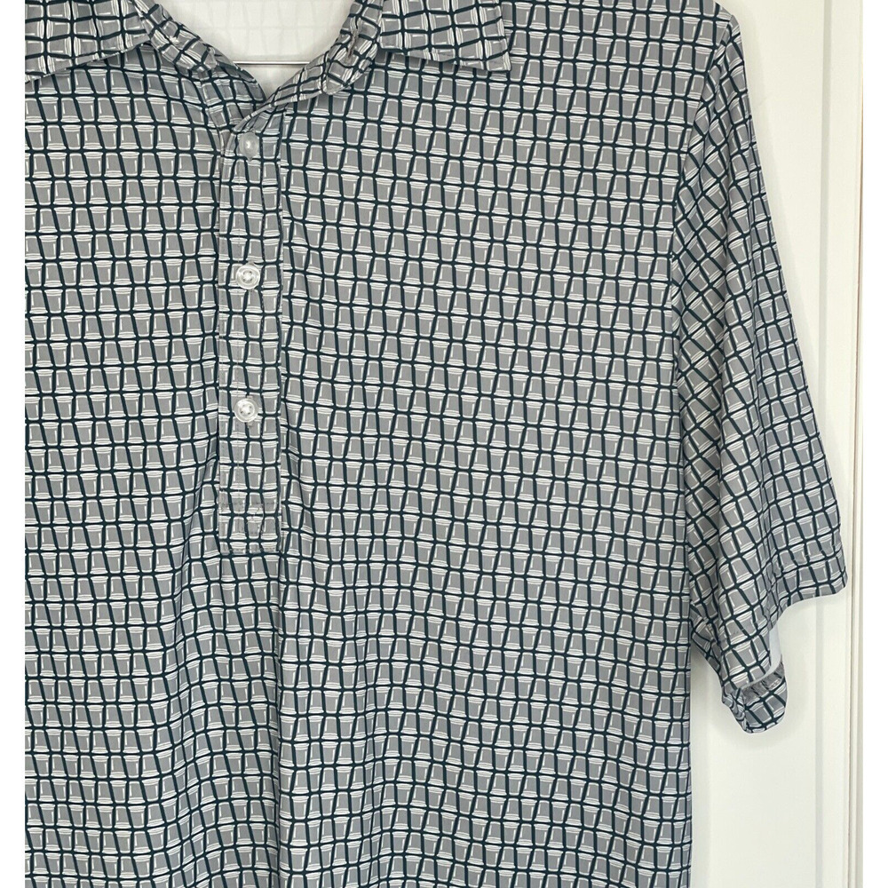 Criquet Men's Performance Golf Shirt Size M Preppy Outdoor Active Athleisure - Picture 3 of 11